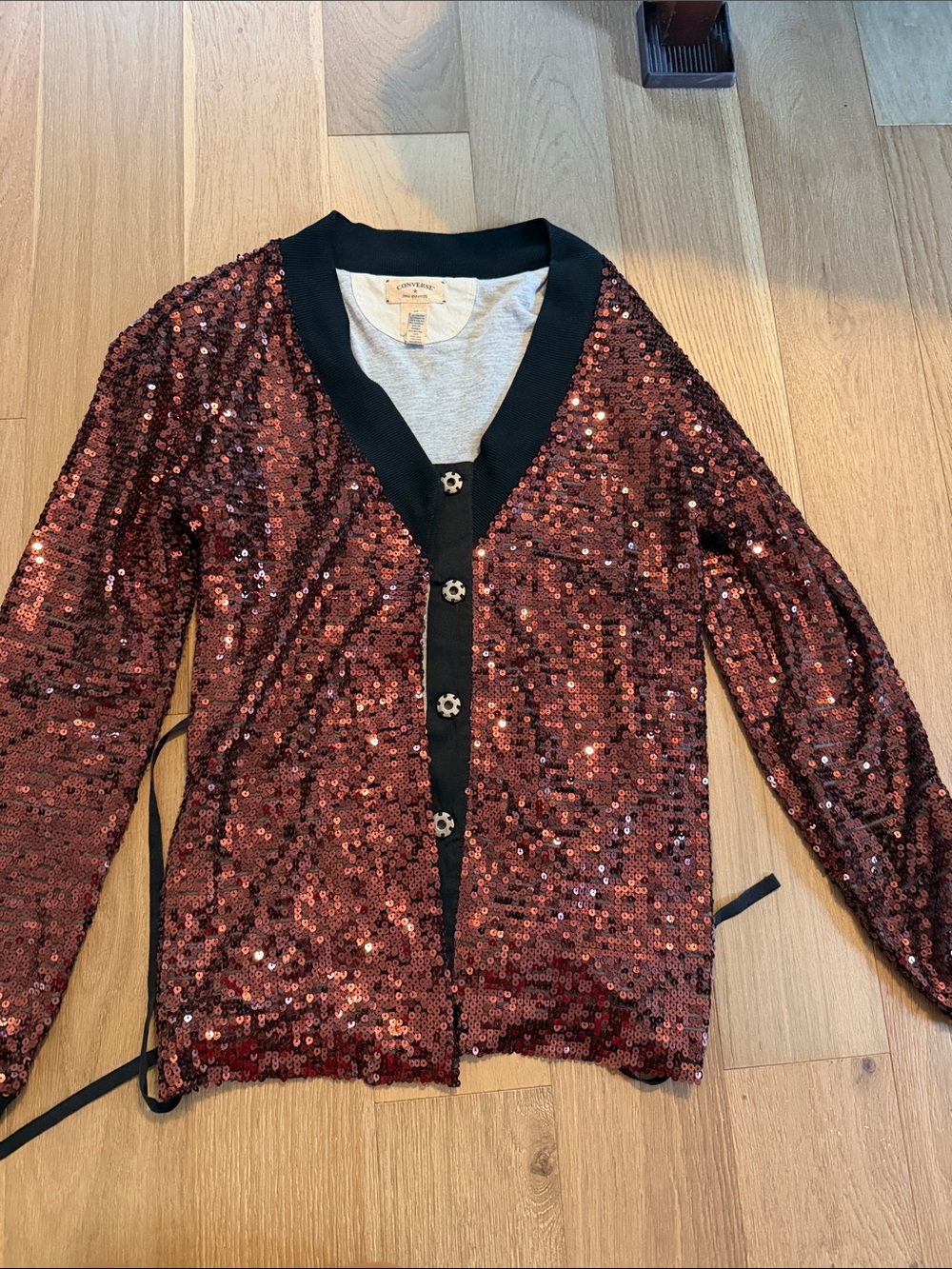 Converse John Varvatos Sequin Cardigan
